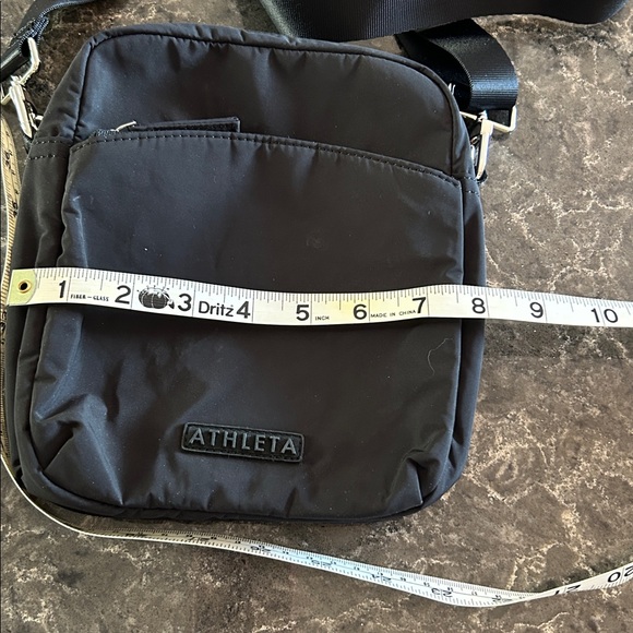 Athleta Black Messenger Bag - Picture 2 of 5